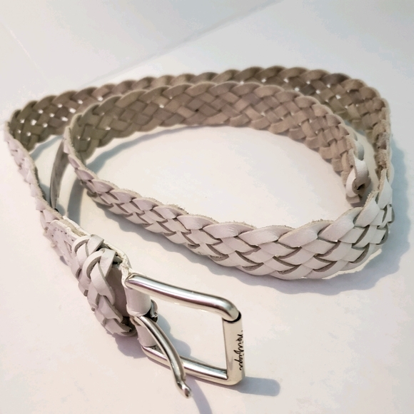 Tommy Hilfiger White Belt Size Medium